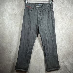 Vintage Marithe Francois Girbaud Jeans Men 32 Black Denim Baggy Straight Leg Y2K